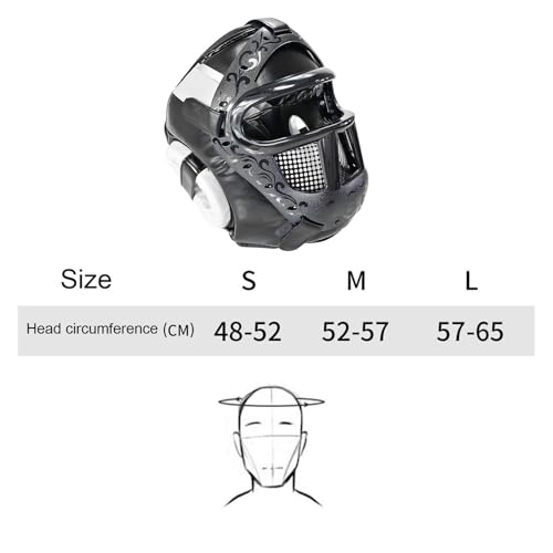 Casco de Karate Transpirable y Protecciones para Sparring de MMA 5