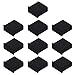 Antrader 10pcs Plastic USB Type A Male Anti-Dust Stopper Plug Cover Protector Cap, Black