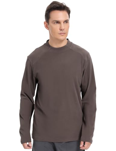 Men's Crewneck Pullover Soft Long Sleeve Thermal Shirts Running Gym Workout Winter Warm Sweatshirt2