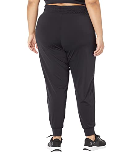Under Armour Damen HeatGear Armour Pants Hose, Schwarz (001)/Grau (Jet Gray), 3X – Ansicht 2