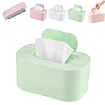 Portable Baby Wet Wipe Warmer - Adjustable Heat Large Capacity Heated Wipes Dispenser (c)