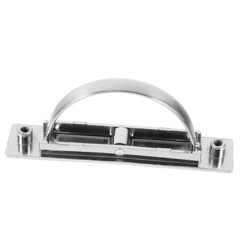 Abaodam 隠し転式ドアハンドル 亜合製 キャビネット用 埋め込み型省スペース取っ手 和室クローゼット家具対応