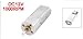 uxcell DC 12V 1000RPM Powerful High Torque Magnetic Electric Gear Box Motor 25 x 16 x 12 mm Motor (50mm/ 2