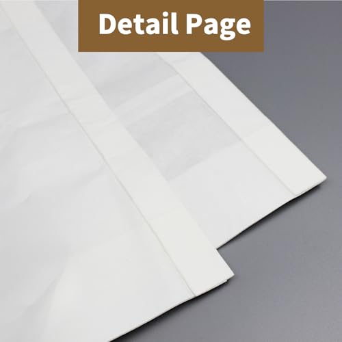 Image of Universal 5-8 Gallon Vac Bags for 2-1 /2 Inch Port Canister, ALYYDBG Type E 90661 9066166, Type H 90671 9067133; VF2004, VHBS VDBS High- Efficiency Disposable Vacuum Collection Filter Bags 5 Pack