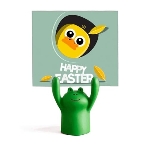 Support de mémo de culture de poulet jaune, cadeau de Pâques mignon pour enfant
