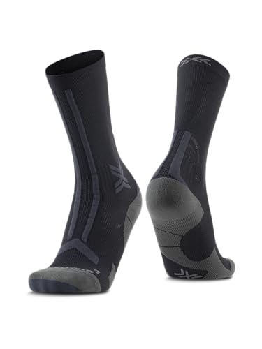 Calcetines trail running X-Socks Discover Crew con protección premium para el empeine