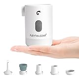 Elektrische Luftpumpe Max Pump 2 Pro Tragbar 4.5 kPa mit wiederaufladbarem 3600 mAh Akku, Aufblasvorrichtung mit Einstellbarer Camping Laterne für Pool Schwimmer Luftbett Luftmatratze Schwimmring