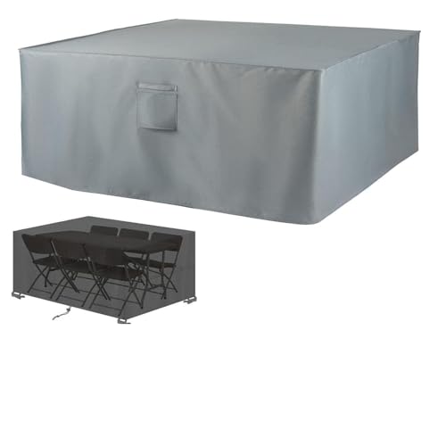 Bâche protection table extérieur rectangulaire housse meubles - 2