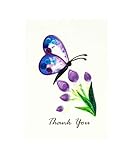Quilling Card Butterfly & Flower - Unique Paper Handmade Greeting Cards For Christmas, Birthday, Love, Anniversary, Mother's Day, Thank You - Color Art Quilled Cards Gift For Friend, Lover, Mom