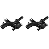 Material: Plástico YUMIN 2X Carcasa del Termostato de Coche la Salida de la Bomba de Agua 25192985 para Opel J Adam Corsa D/Meriva B A14Xel A14Xer