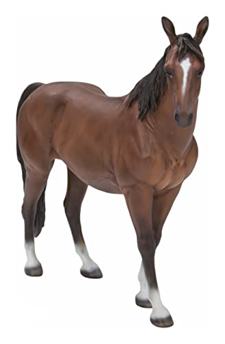 Hi-Line Gift Ltd, Standing Horse, 9.06-inch Length, Indoor Outdoor Statue Figurine