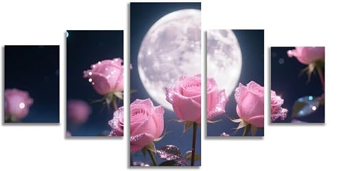 Kit Diamant Painting 5D Activité Anti-Stress Adulte Grand Format Motif Lune F599