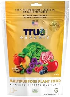 True Organic Multipurpose Plant Food – All-Natural Fertilizer for Fruits, Vegetables, Flowers, and Herbs – Perfect for Small Gardens and Containers
