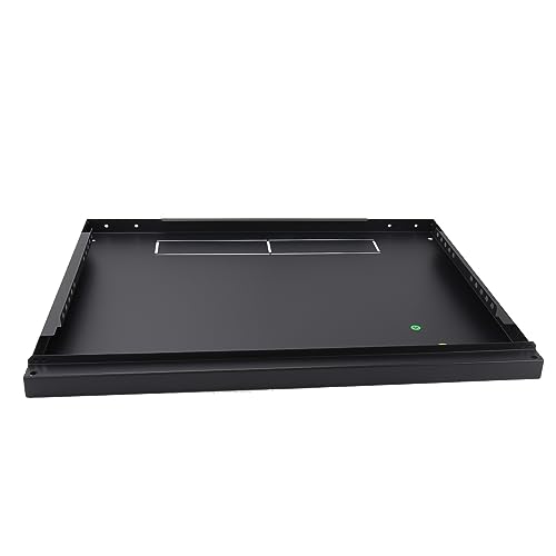 kenable FLAT PACK Wall Mounted Data Cabinet for 19 inch Network Rack Small 4U 450mm Black