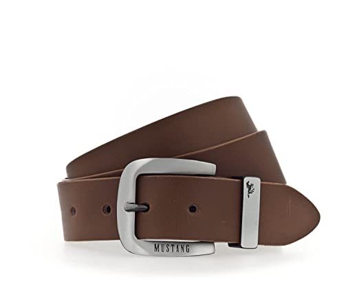 Ceinture MUSTANG Leather Belt W85 Baileys marron accessoire mode homme femme