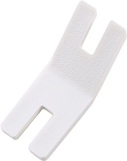 Placa blanca para botones y prensatelas de máquina de coser miniatura 1