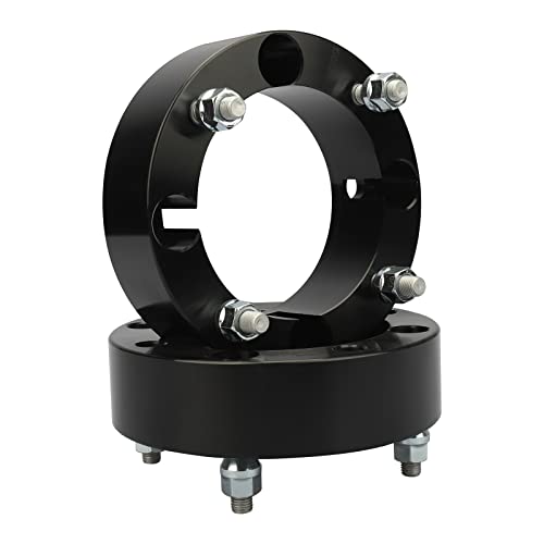 Irontek 4X156Mm Atv Wheel Spacers 2"(50Mm) Thickness With 12X1.5 Studs 131Mm Hub Bore Fit For Polaris Sportsman 400 500 600 700 800 Atv Utv Rzr #TOP6