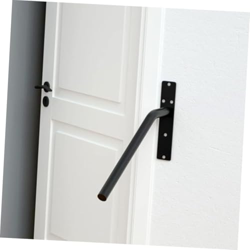 Soporte para barandilla de escalera negro pasamanos de pared resistente 7
