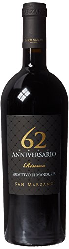 Preisvergleich Produktbild Primitivo di Manduria Riserva 62 Dop 2017 (1x 0.75L) Marzano