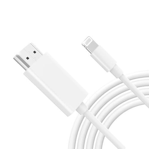 HDMIP[u y2025MFiFؕiz iPhone HDMI ϊP[u 2m CgjO HDMI ~[O ϊA_v^ 1080PtHD TV ݒsv dsv xȂ o iPhoneerɉf i-Phone