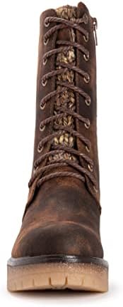 MUK LUKS Women's Riser Jazz Boots, Brown, 6.5 | Image 1