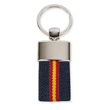 Fácil de identificar: El llamativo diseño de la bandera española hace que sea fácil reconocer tus llaves.