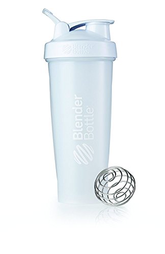 BlenderBottle Classic Loop Top Shaker Bottle, 32-Ounce, Frosted White BlenderBottle Classic Loop Top Shaker Bottle, 32-Ounce, Frosted White