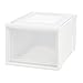 IRIS Deep Box Chest Drawer, White, 3 Pack