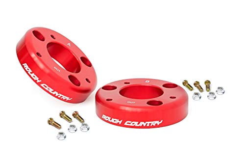 Rough Country Kit de nivelación de 5 cm para Ford F-150 2009-2013 | Rojo anodizado – 568 rojo
