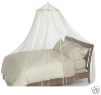 Mosquito Nets 4 U® SMALL White Mosquito Net Bed Canopy Maximum Insect Net Protection From Spiders, Wasps, Flies - No Skin Irritation Deet Free Natural Repellent , Complete Hanging - Kit Ideal For Baby Cot and Childrens Bed