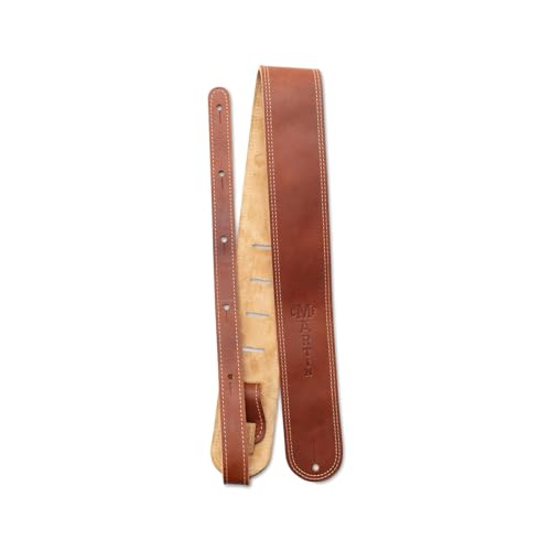Martin 18A0012 pasek do gitary ze skóry rękawicy 2,5 cala / 6,35 cm brązowy