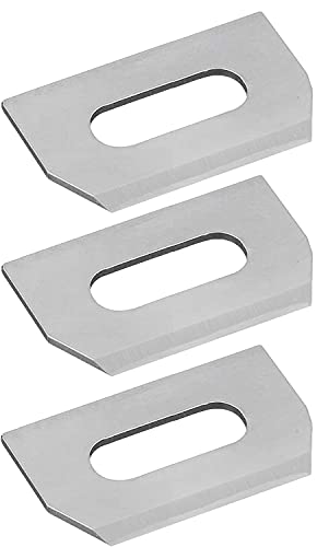 KAKURI Japanese Hand Plane Mini 30mm for Woodworking [Replaceable Blade System], Replacement Blade 30mm (3 PCS), Made in JAPAN