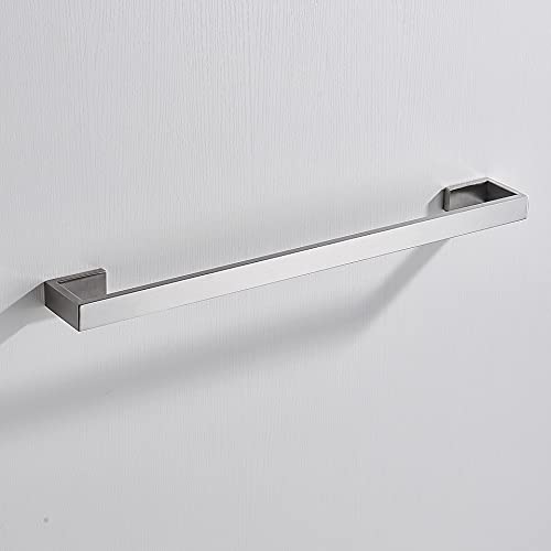 Juego de accesorios de baño negro mate de acero inoxidable con toallero moderno