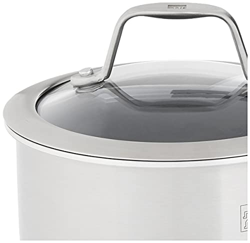 Zwilling Spirit Ceramic Nonstick Saucepan, 1-Qt, Stainless Steel #TOP5