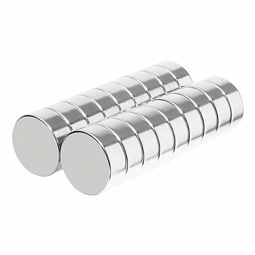 1/2 x 3/16 Inch Strong Neodymium Rare Earth Disc Magnets N42 (18 Pack)