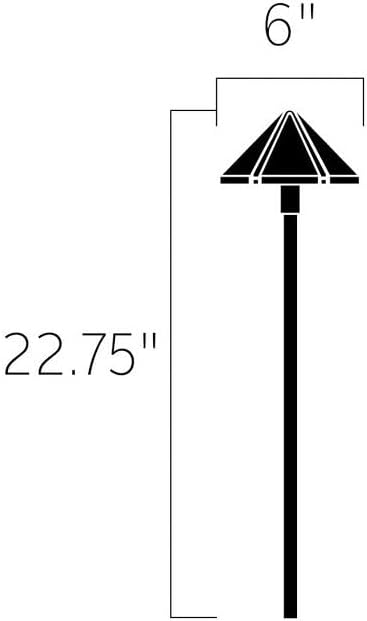 Kichler 15826AZT27R LED Center Mount Path Light