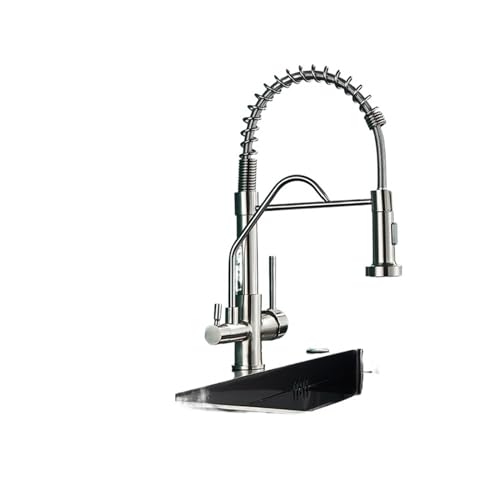 LAMGUL Faucet Matt Black Kitchen Filter Faucet Purifier Faucet Sprayer Drinking Faucet 360 Swivel Hot and Cold Mixer Faucet tap
