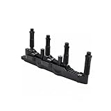 Funktionsprinzip: Die Zündspule besteht üblicherweise aus einer Primär- und einer Sekundärspule. Fließt Strom durch die Primärspule, erzeugt diese ein Magnetfeld. Die Änderung des Magnetfelds induziert in der Sekundärspule im Inneren der Spule eine H-Spannung, die wiederum den Strom an die Zündkerze überträgt.