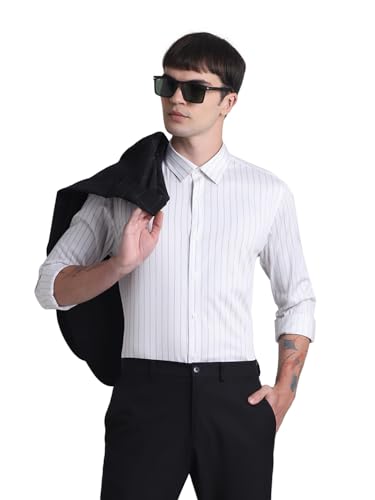 Image of Jack & Jones Slim Fit Striped Casual Shirt