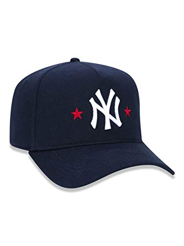 BONE 9FORTY A-FRAME NEW YORK YANKEES STARS MLB ABA CURVA SNAPBACK MARINHO New Era