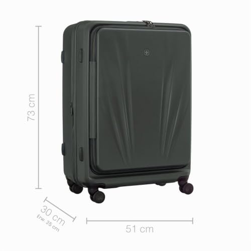WENGER Hartschalenkoffer Skyon S 35/45 l Erweiterbar Laptopfach Anthrazit – Ansicht 2