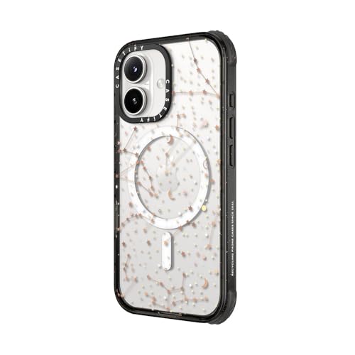 Coque iPhone 16 ultra résistante transparente CASETiFY compatible avec MagSafe motif espace