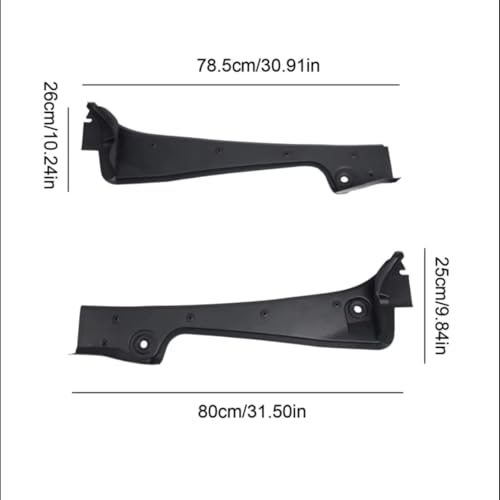 Déflecteur balai glace remplace cache cassé BMW E61 2002-2007