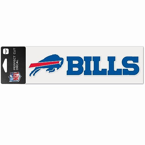 NFL Buffalo Bills WCR48883014 Perfect Cut Decals, 3" x 10"