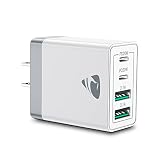 USB C Wall Charger, Aioneus 40W 4-Port Fast Charging Block USB C Charger Dual Port PD+QC Wall Plug M