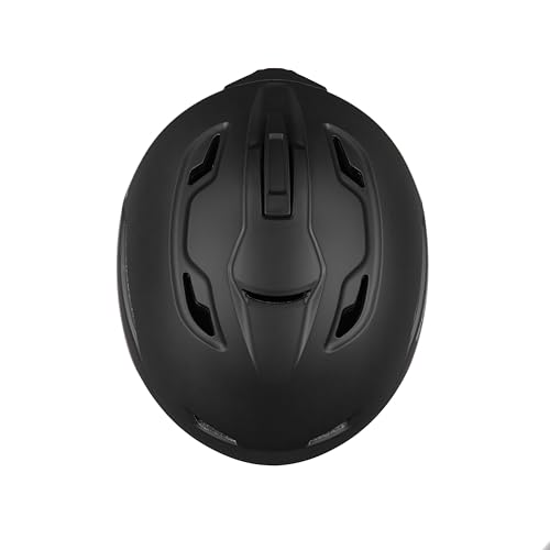 Origine Casco Da Sci Snowboard Per Sport Sulla Neve Per Uomo Donna Con Fodera Rimovibile Lavabile (Solid Black,L) - 4