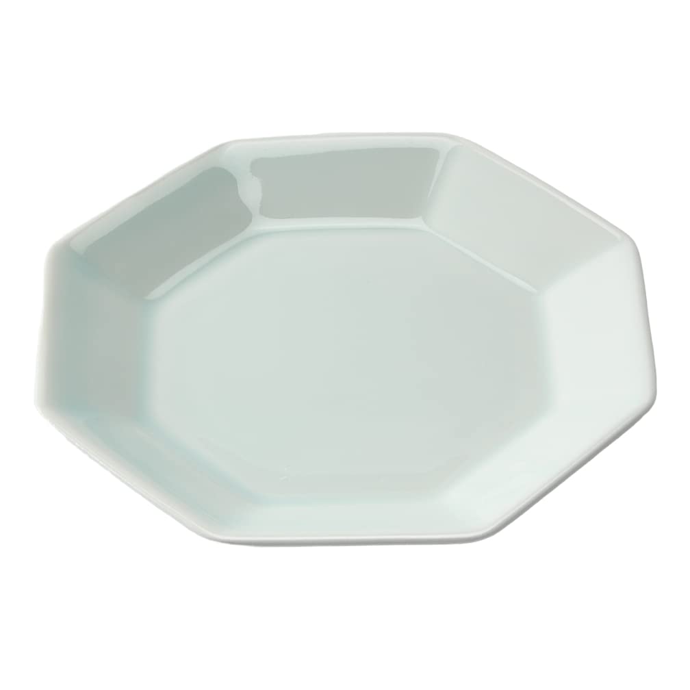 Amazon.co.jp: 青白磁 5.0寸八角皿 [148×20mm] | 和食器の中皿
