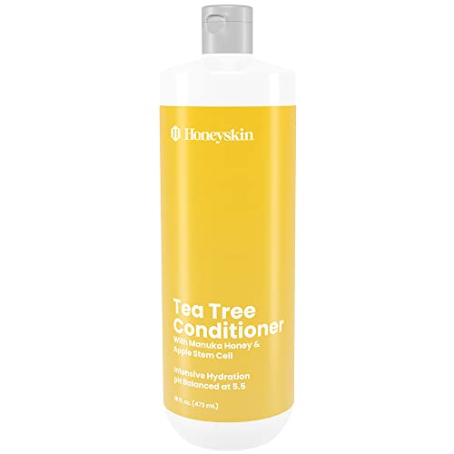 Tea Tree Conditioner For Dry Damaged Hair - Deep Conditioner With Tea Tree Oil For Dandruff And Itchy Scalp - Refreshing And Hydrating Hair Conditioner With Peppermint Oil And Manuka Honey (16Oz) #TOP16