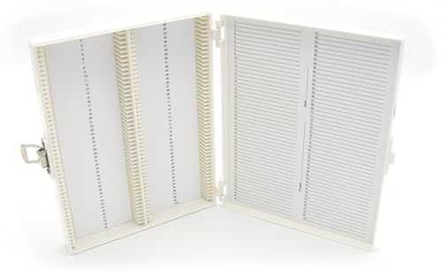 MICROSCOPE SLIDE BOX 100 SLOTTED WH HE, Mfr: HEA15994R-A