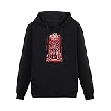KUNBOSHUO Thy Art Is Murder King of Hell Hoodies Pullover Long Sleeve Sweatshirts Black M
